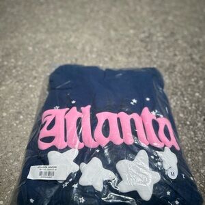 Atlanta Hoodie - Navy and Pink